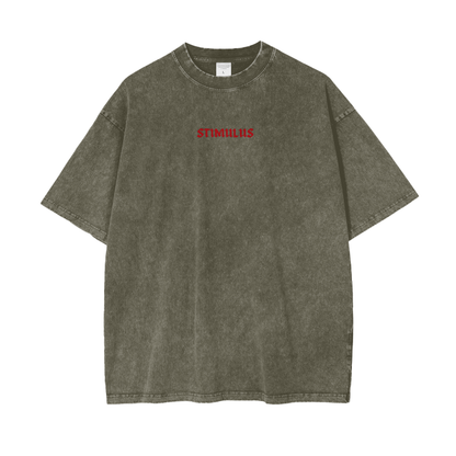 STIMULUS- Conquer Acid Oversize T-Shirt