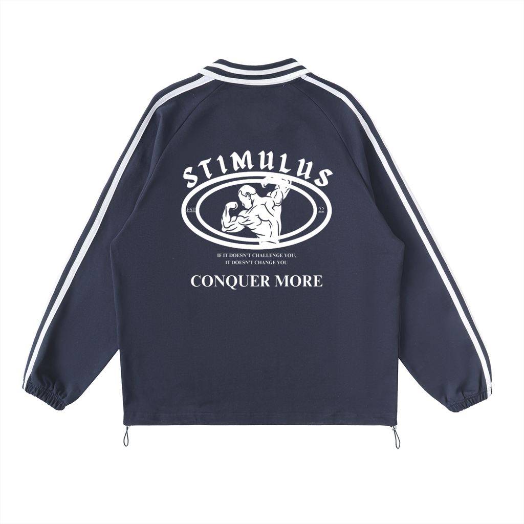 STIMULUS-SC Conquer More Collar Sweatshirt