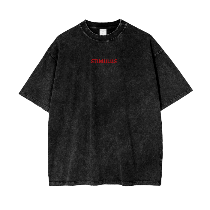 STIMULUS- Conquer Acid Oversize T-Shirt