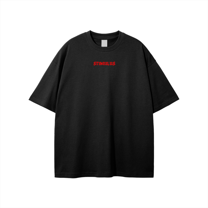 STIMULUS- Oversize Iron Cross T-sirt