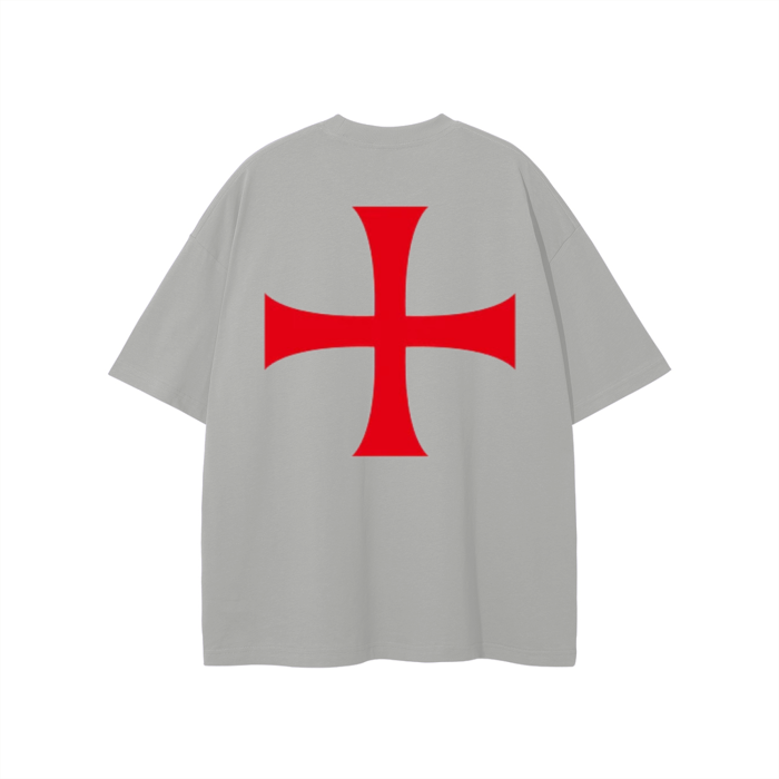 STIMULUS- Oversize Iron Cross T-sirt
