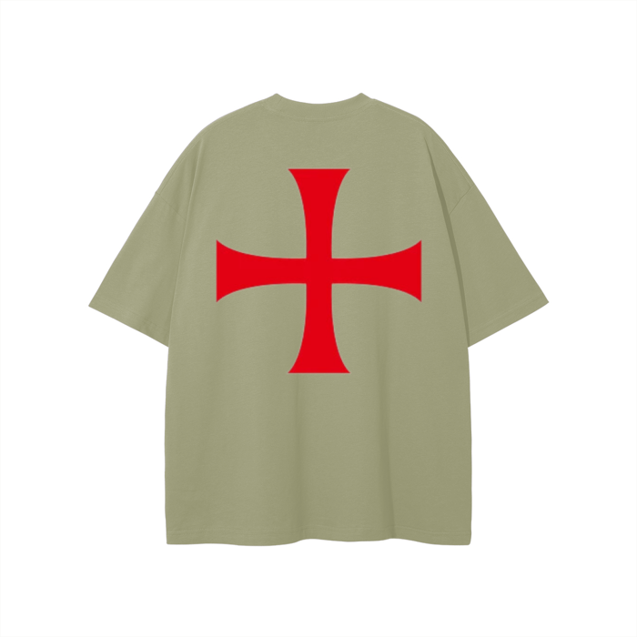 STIMULUS- Oversize Iron Cross T-sirt