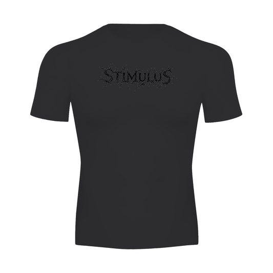 STIMULUS-Prickled Cross Compression T-Shirt