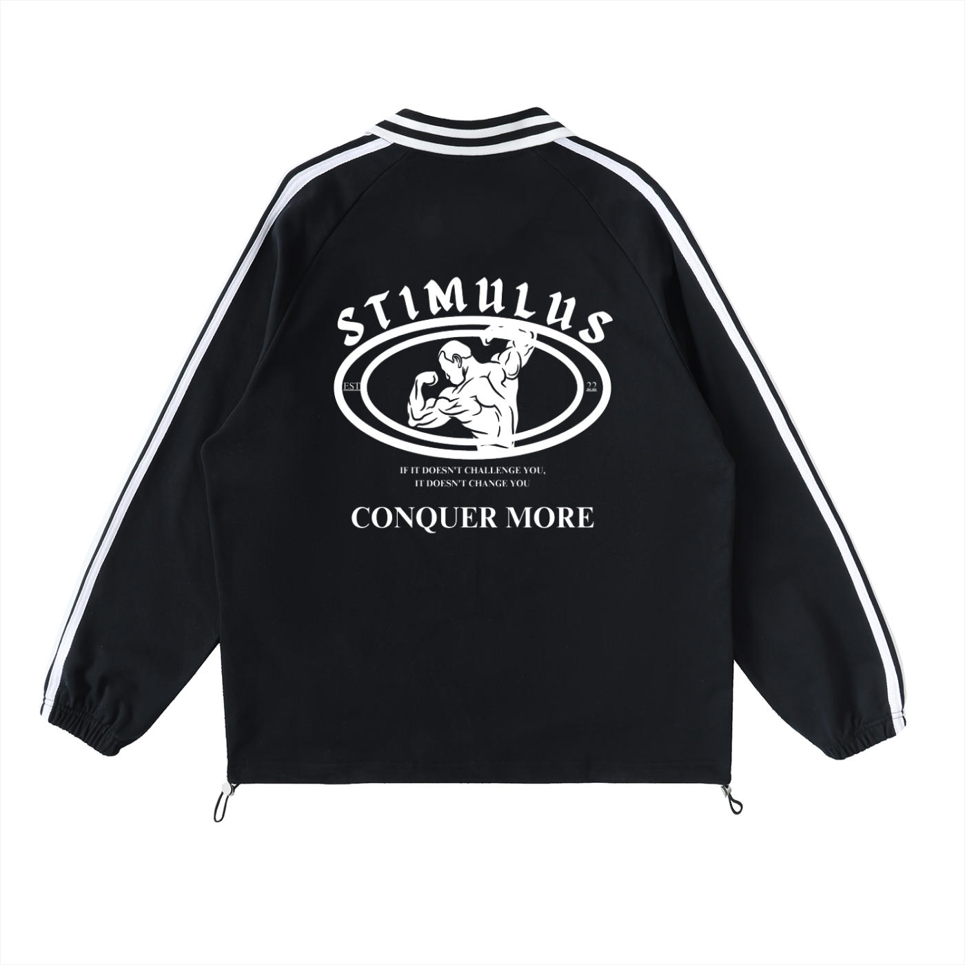 STIMULUS-SC Conquer More Collar Sweatshirt