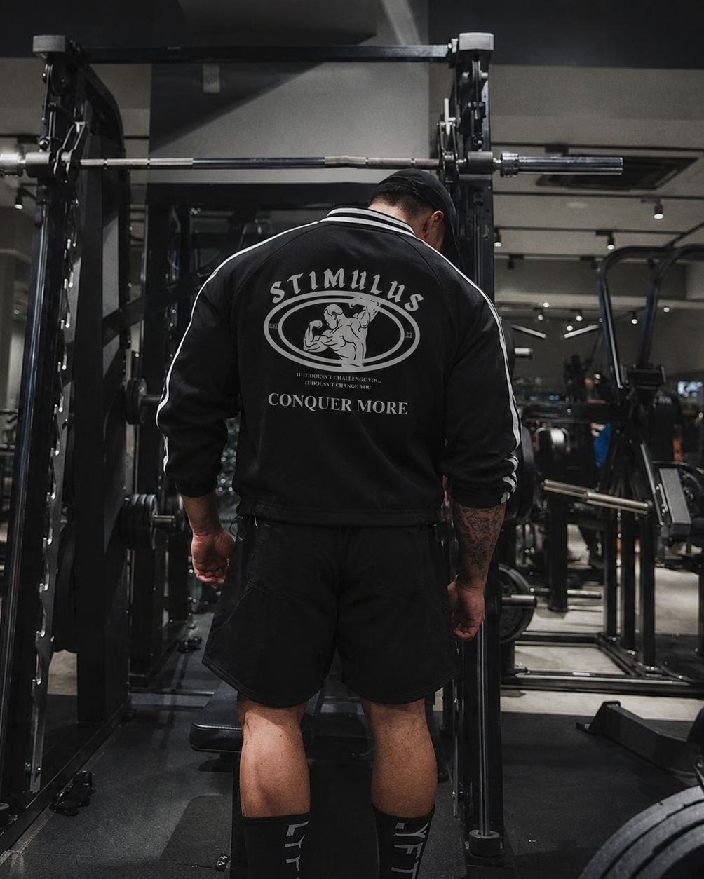 STIMULUS-SC Conquer More Collar Sweatshirt ODMPOD