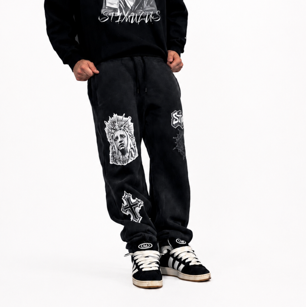 STIMULUS-Saints To Sinners Joggers