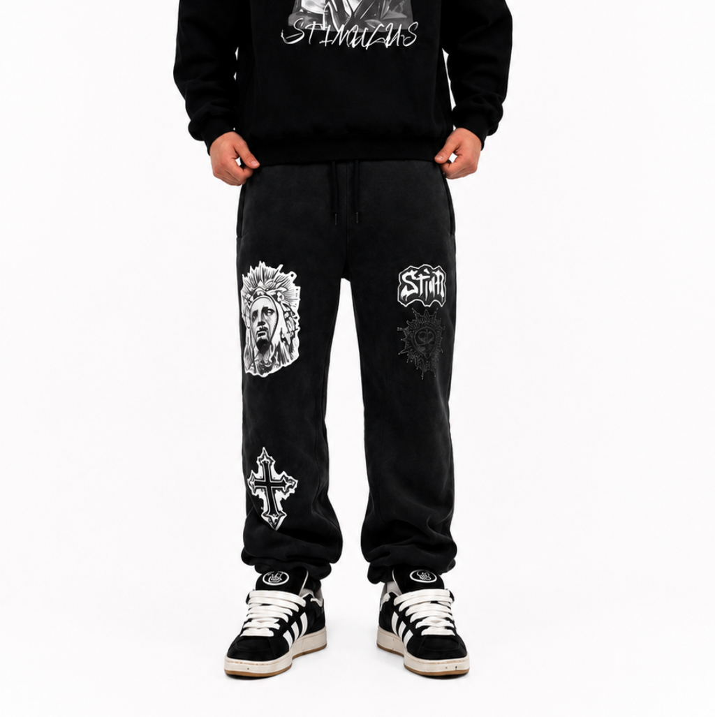 STIMULUS-Saints To Sinners Joggers