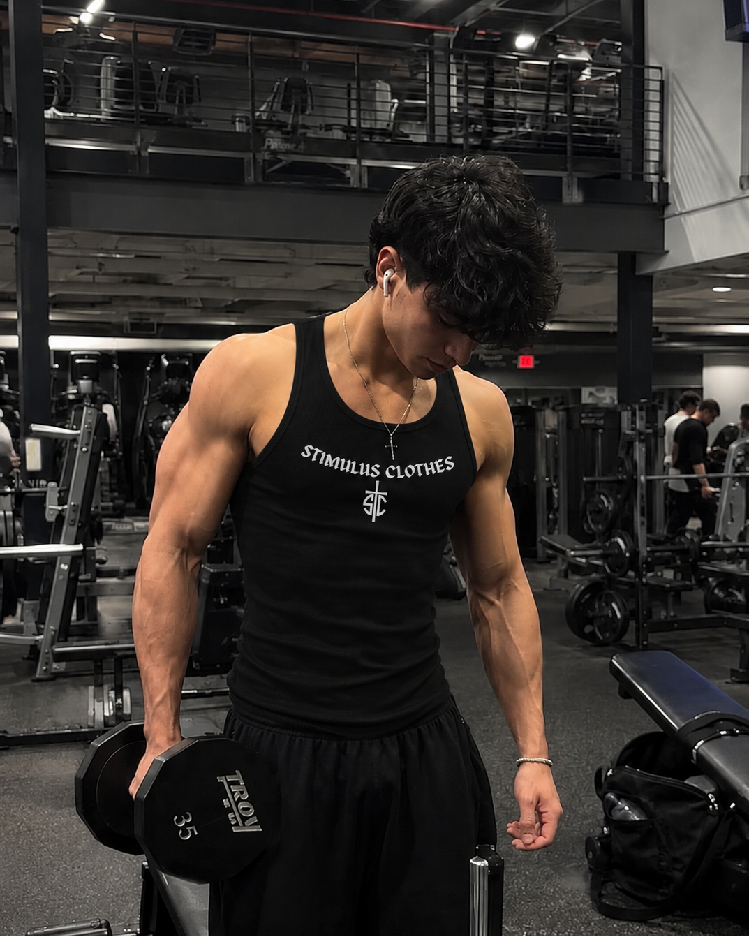 STIMULUS-SC Ribbed Tank top ODMPOD