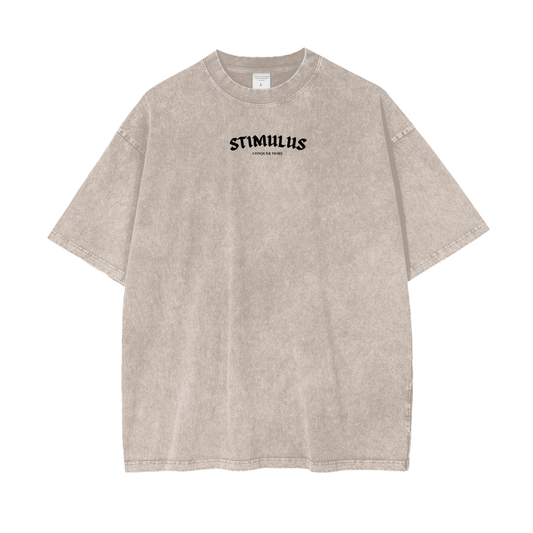 STIMULUS-Conquer More Oversize T-Shirt