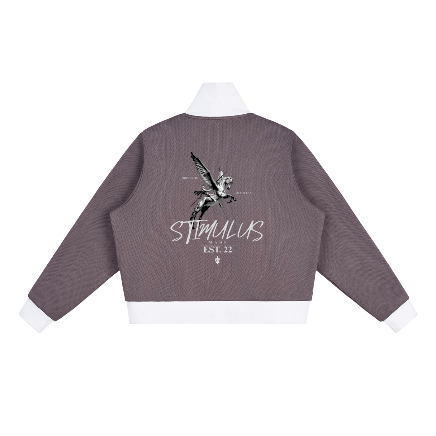 STIMULUS-Pegasus Women's Crop Track Jacket