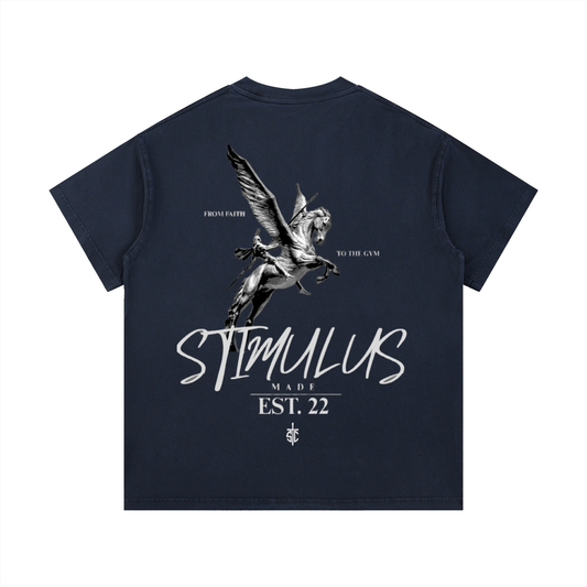 STIMULUS-Pegasus Washed T-Shirt