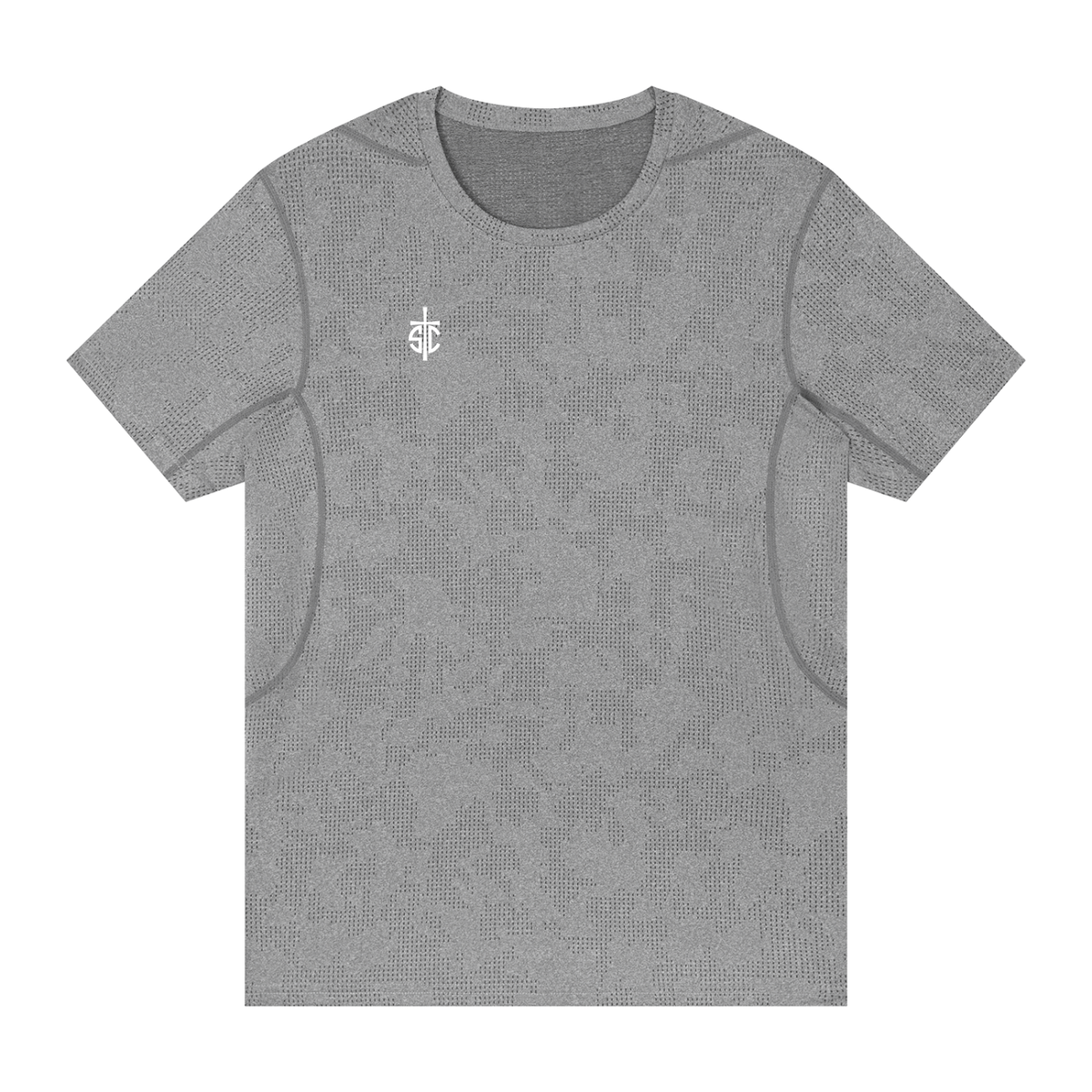 Men's Jacquard Slim Mesh T-Shirt ODMPOD
