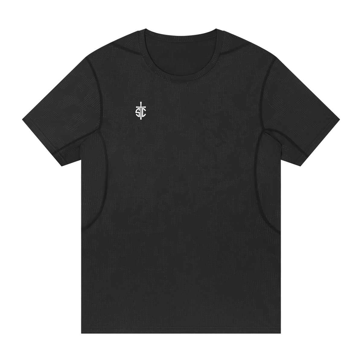 Men's Jacquard Slim Mesh T-Shirt ODMPOD