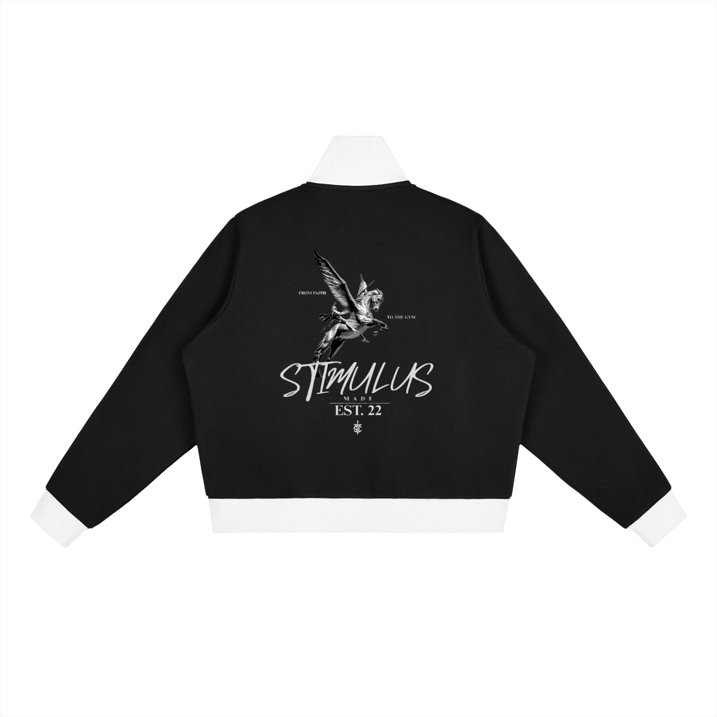 STIMULUS-Pegasus Women's Crop Track Jacket