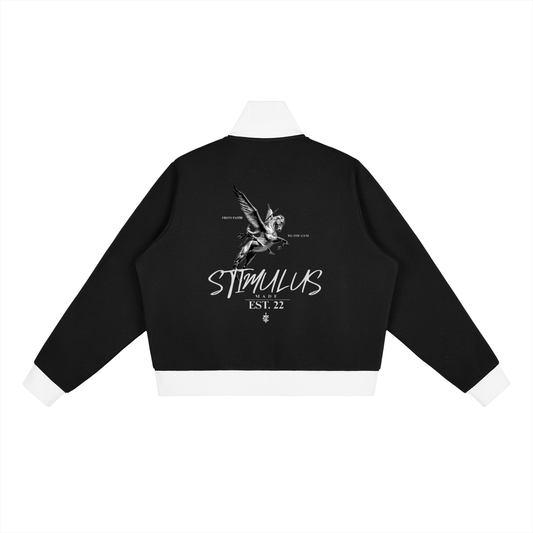 STIMULUS-Pegasus Women's Crop Track Jacket
